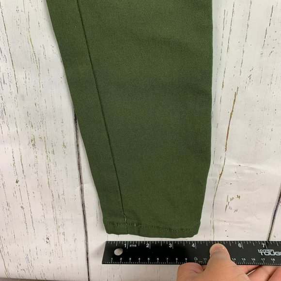 T&Y Large Skinny Fit Stretch Mid Rise‎ Green Jeans Pants Denim Women - Picture 9 of 9